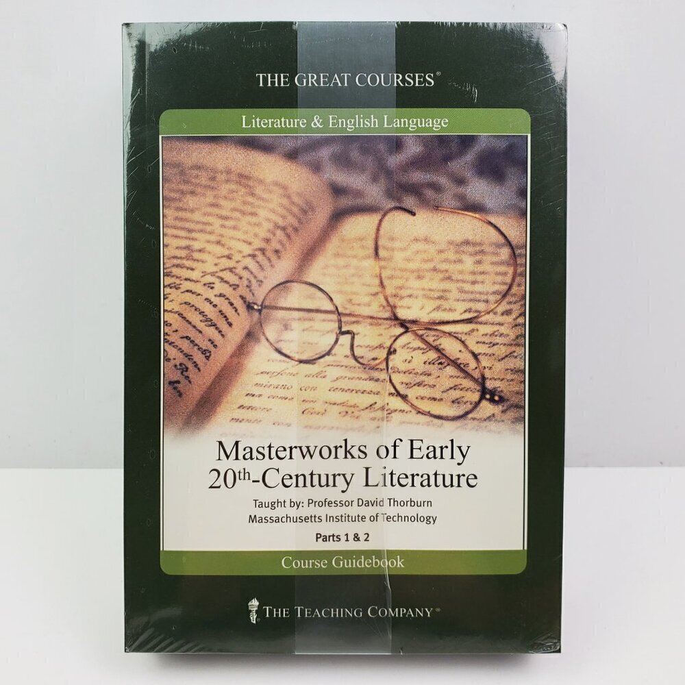 Great Courses Masterworks Early 20th Century Literature Audio CDs + Guidebook